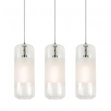 AFX Lighting, Inc. HRP06MBSNCLLNR3 - Hermosa 3 Light LED Linear Pendant