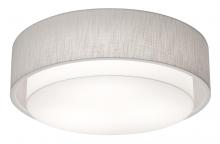 AFX Lighting, Inc. SAF1824LAJUD-LW - Sanibel 18'' LED Ceiling - White Finish Linen White Shade