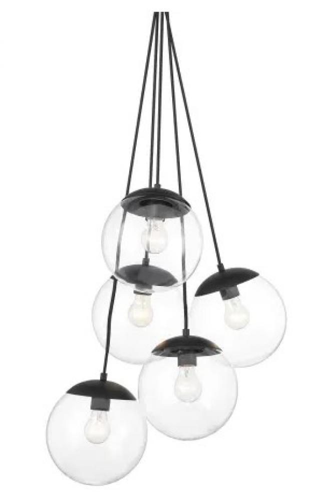 Auresa - 5 Light, Pendant Fixture in Metal