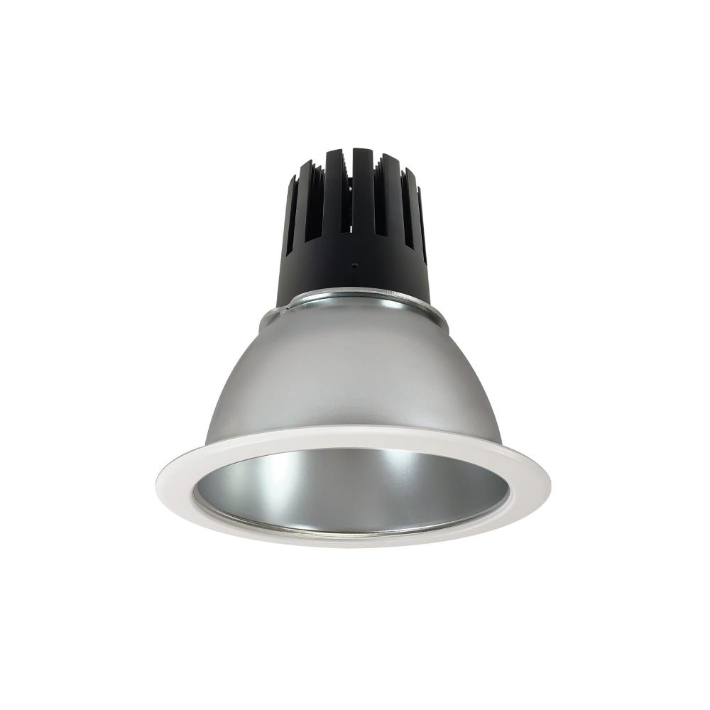 6" Sapphire III Round Open Reflector, 2500lm, 3500K, Flood Optic, Diffused Clear Reflector/Matte