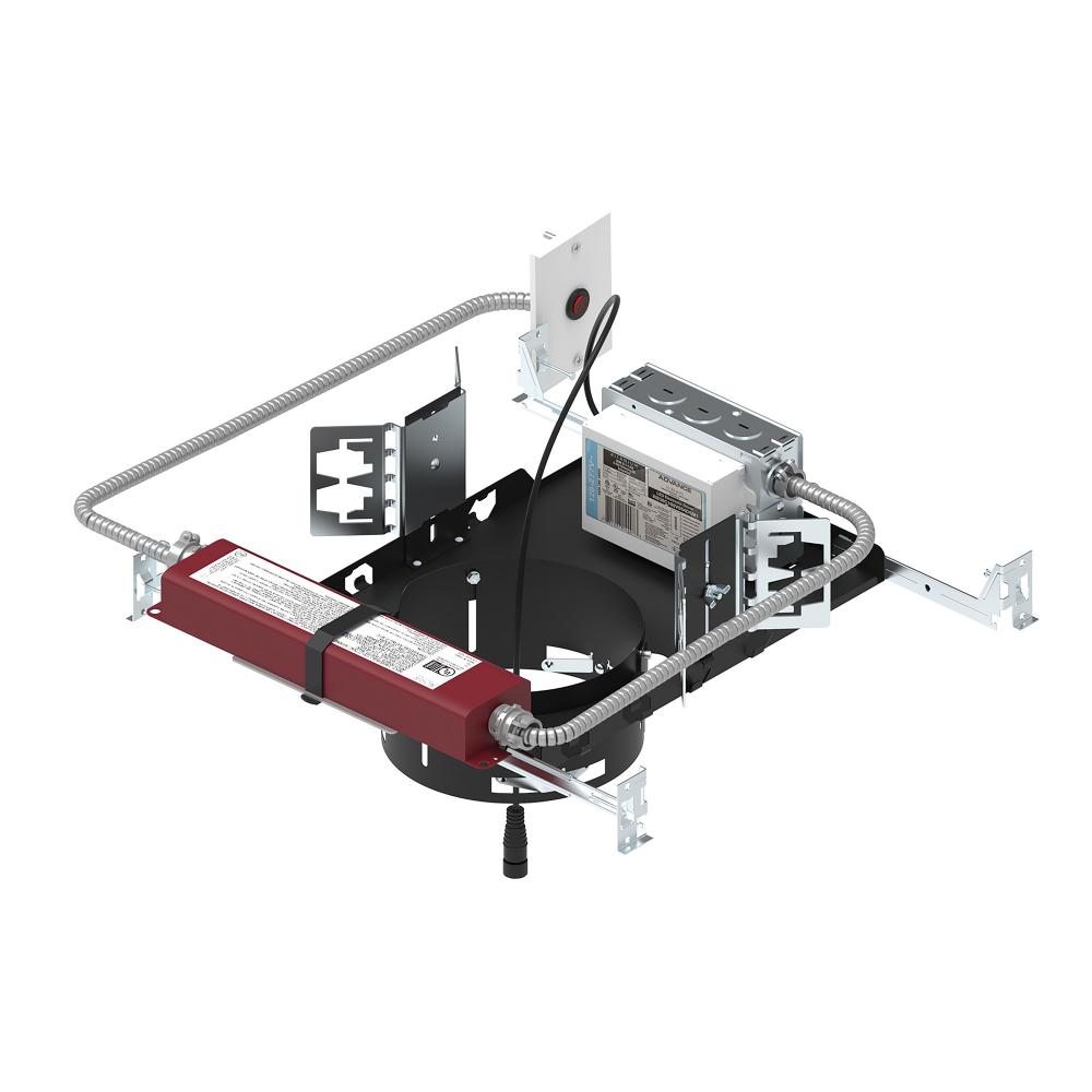 6" Sapphire III Non-IC New Construction Housing w/ Remote Test Switch EM Driver, 38W / 3500lm,