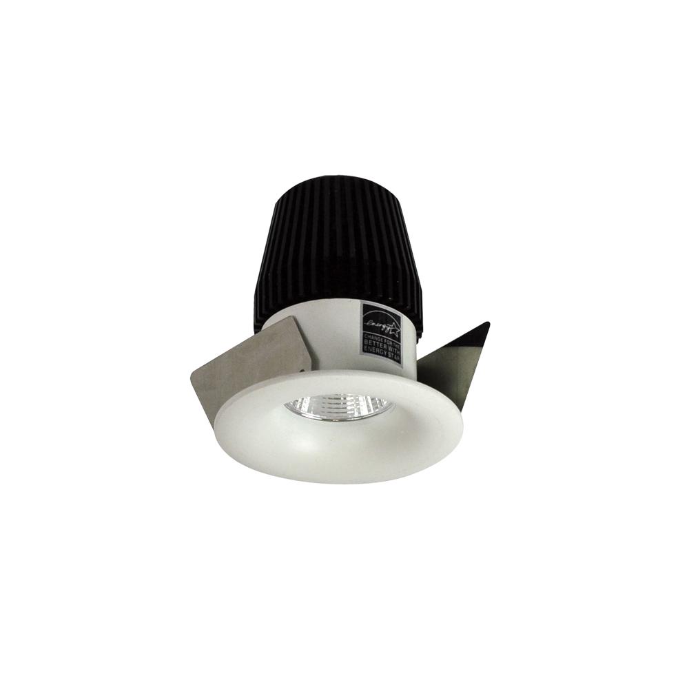 1" Iolite LED BWF Round Bullnose, 600lm, 3000K, White Reflector / White Flange