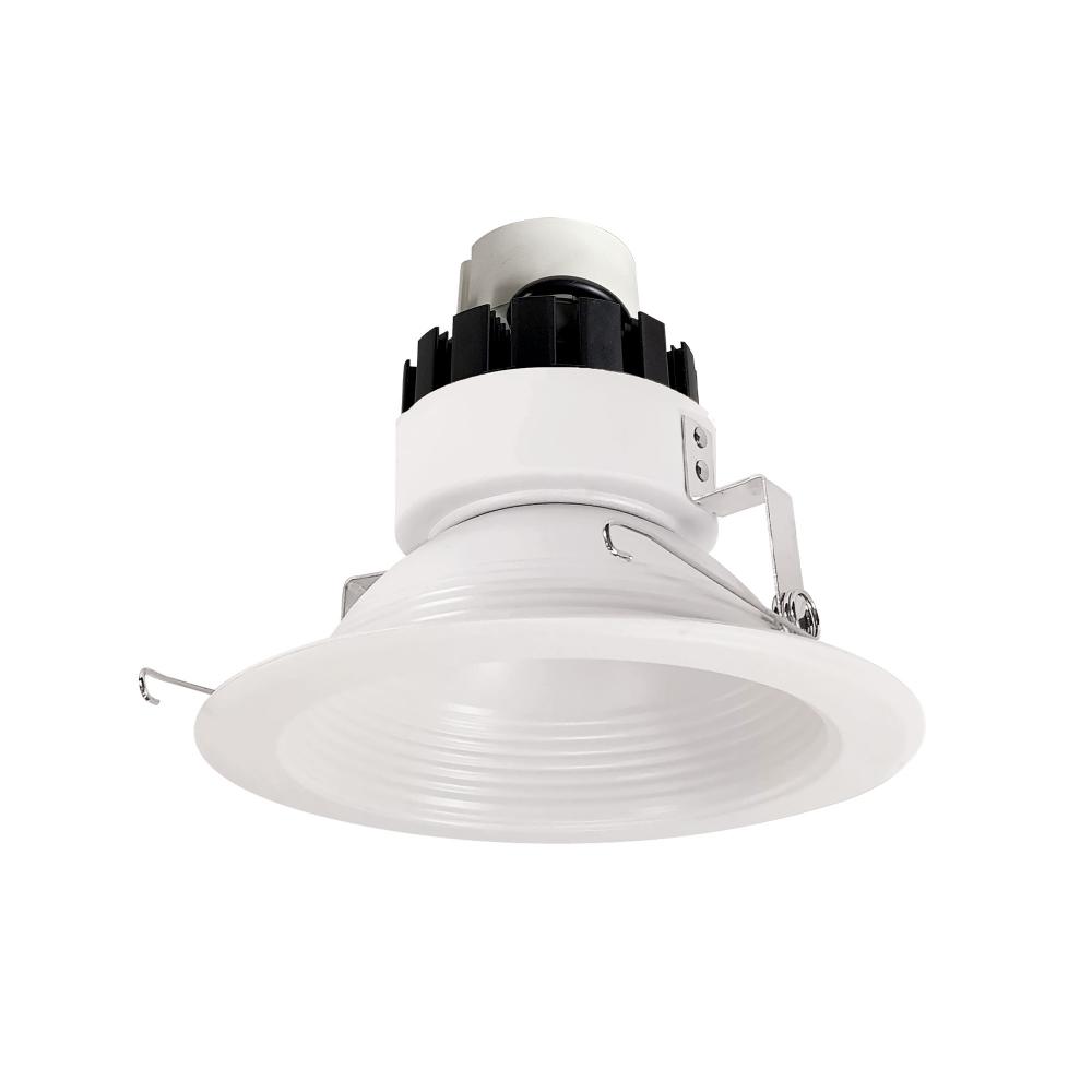 6" Marquise III Retrofit, White Baffle/White Flange, 120-277V; 0-10V Dimming, 1300lm / 12W,