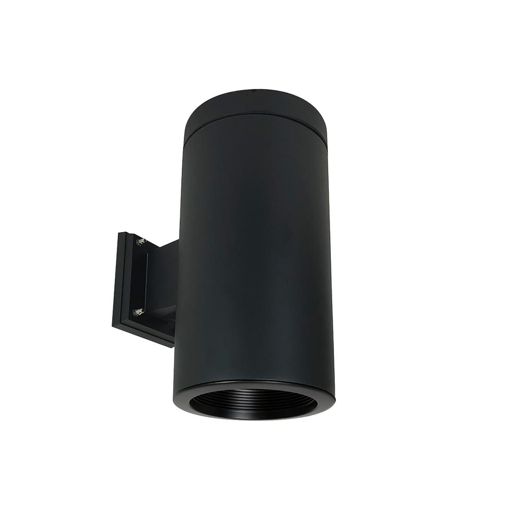 6" Cylinder, Black, Wall Mount, Incandescent, Baf., Black