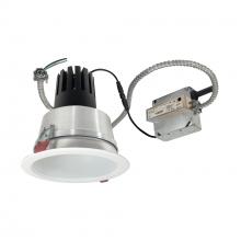Nora NCR3-61L530FP01MPW - 6" Sapphire III Retrofit, Matte Powder White Reflector/Matte Powder White Flange, 120V; Phase