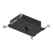 Nora NHAPIC-3R20L34025DP - 3" Apollo Round IC Air-Tight New Construction Housing w/ 1.625" to 2" Ceiling Collar,