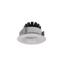 Nora NRM3-42L230FWW - 4" Marquise III Round Baffle, 1500lm, 3000K, Flood Optic, White Baffle/White Flange