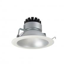 Nora NRM3-61L230FHZW - 6" Marquise III Round Open Reflector, 1500lm, 3000K, Flood Optic, Haze Reflector/White Flange