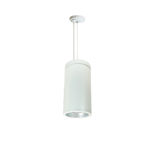 Nora NYLD2-6C10140HZWWAC - 6" Cobalt Cable Mount Cylinder, White, 1000L, 4000K, Haze/White Reflector, 120V Triac/ELV