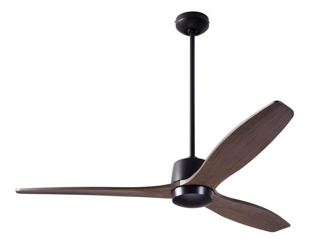 Arbor DC Fan; Dark Bronze Finish; 54" Mahogany Blades; No Light; Wall Control