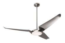 Modern Fan Co. IC3-BN-56-DK-570-WC - IC/Air (3 Blade ) Fan; Bright Nickel Finish; 56" Dark Blades; 20W LED; Wall Control