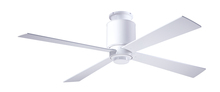 Modern Fan Co. LAP-FM-GW-50-WH-NL-001 - Lapa Flush Fan; Gloss White Finish; 50" White Blades; No Light; Fan Speed Control