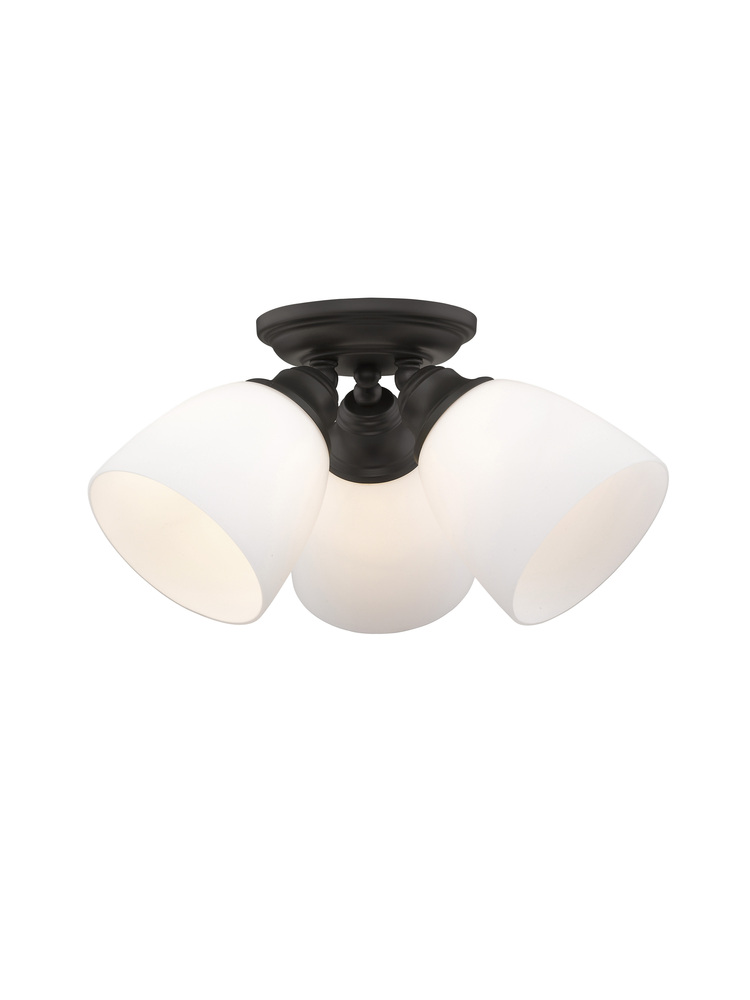 3 Light Bronze Ceiling Mount