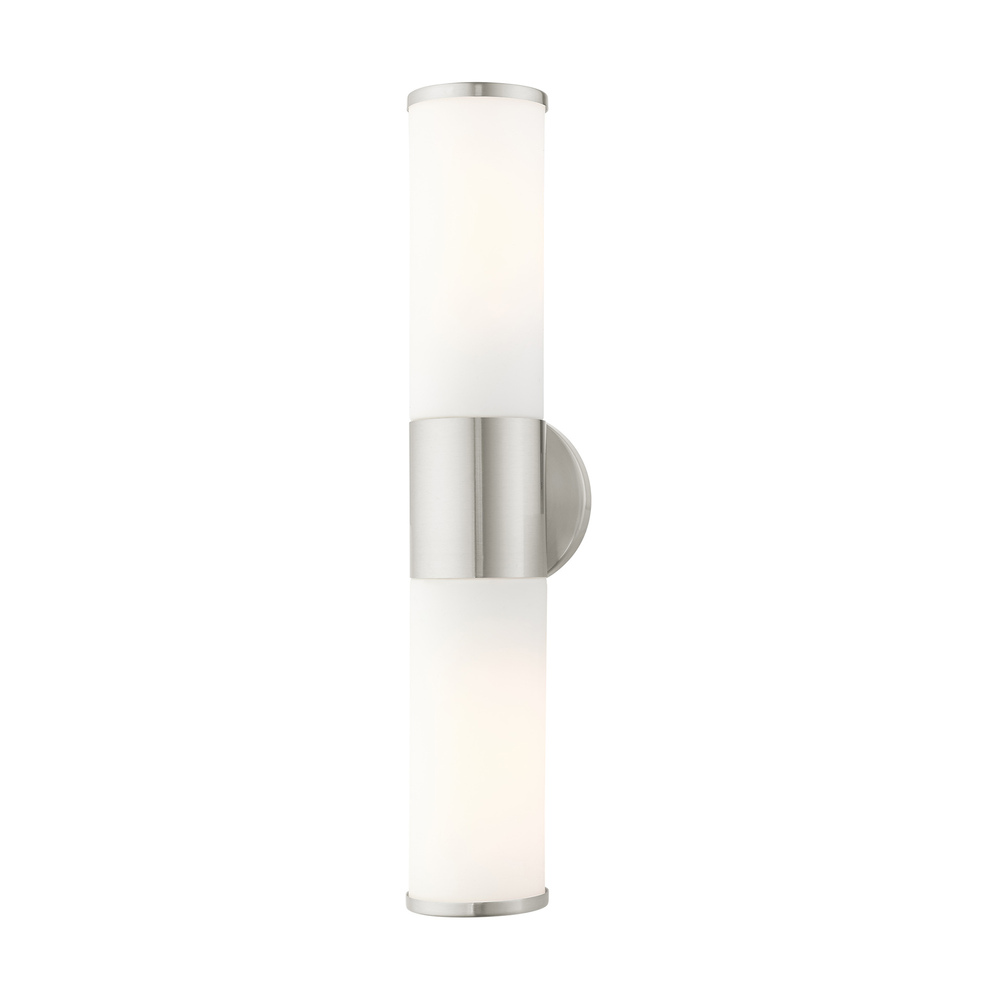 2 Lt Brushed Nickel ADA Vanity Sconce