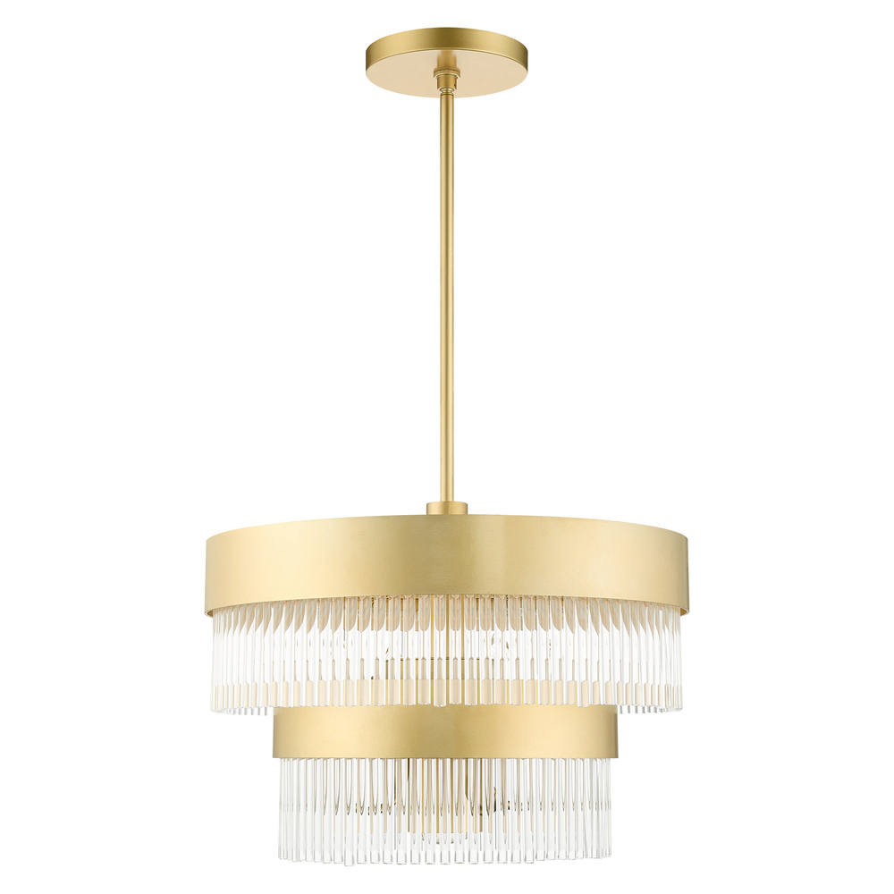 5 Lt Soft Gold Chandelier