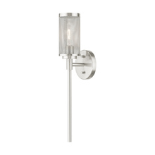 Livex Lighting 14121-91 - 1 Lt Brushed Nickel Wall Sconce