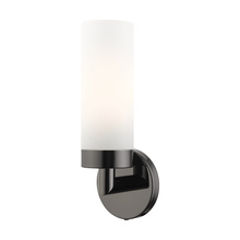 Livex Lighting 15071-46 - 1 Lt Black Chrome ADA Single Sconce