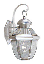 Livex Lighting 2051-91 - 1 Light BN Outdoor Wall Lantern