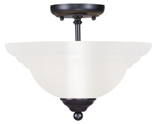 Livex Lighting 4259-04 - 2 Light Black Ceiling Mount