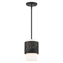 Livex Lighting 46259-04 - 1 Lt Black Pendant