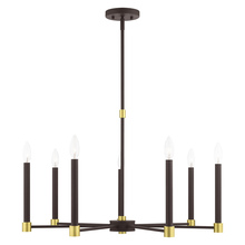 Livex Lighting 46887-07 - 7 Lt Bronze Chandelier