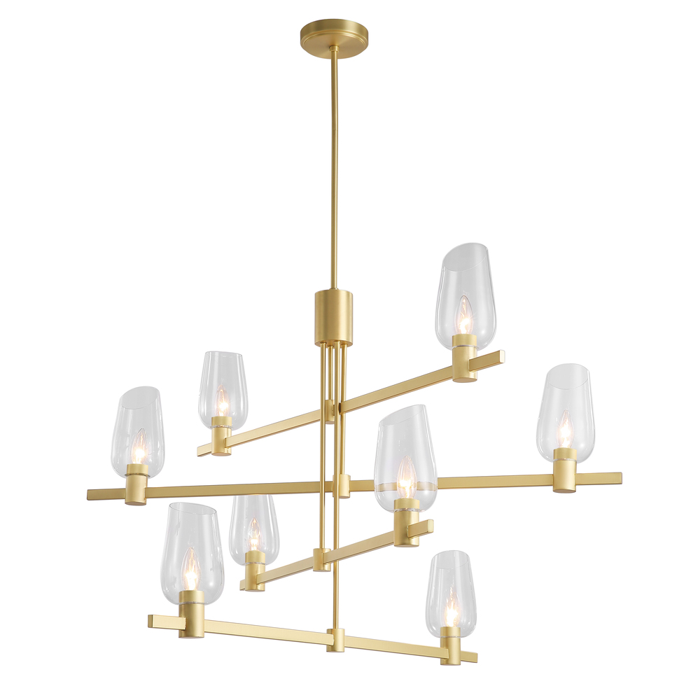 Calabria 8 - Light Linear Chandelier