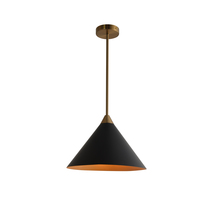 Kanova Lighting KPN0124-1MB - Paris Pendant With Matte Black Finish