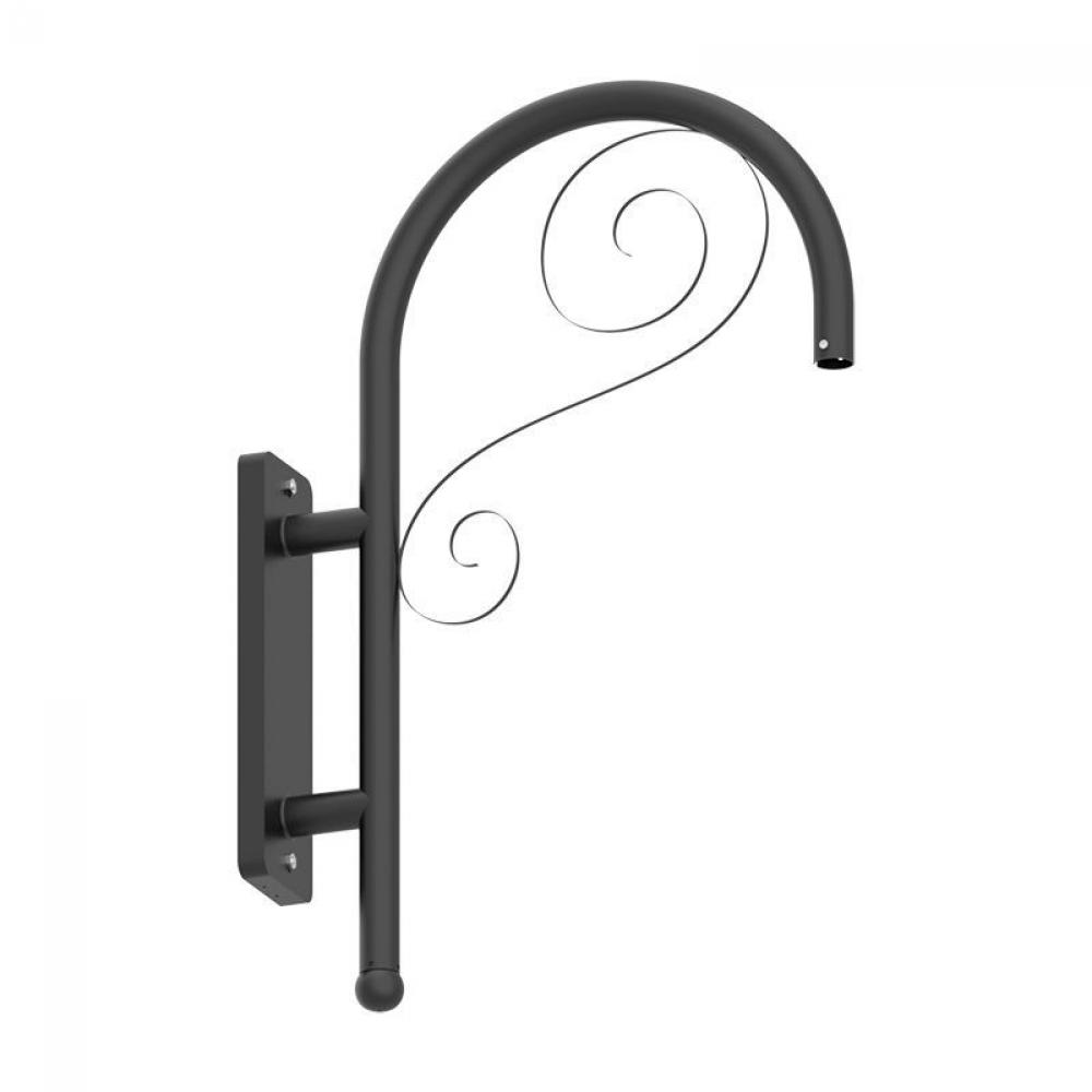 DAB BENT DECORATIVE WALL BRACKET MODEL C, BLACK