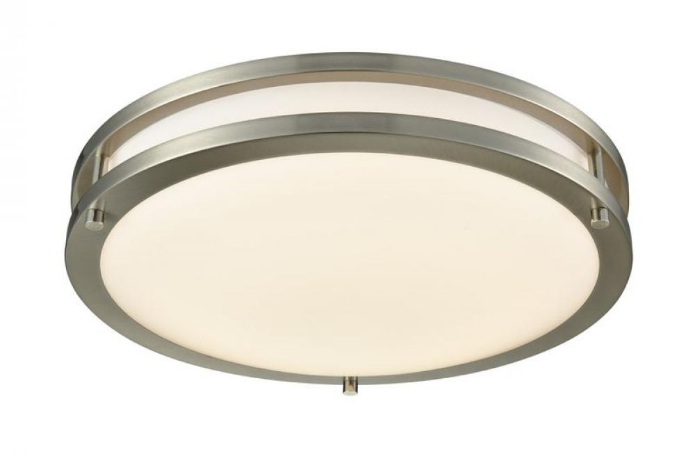 FLUSH MOUNT DISK LIGHT, 14 IN., 20W, 120V, 3000K, ETL, ES