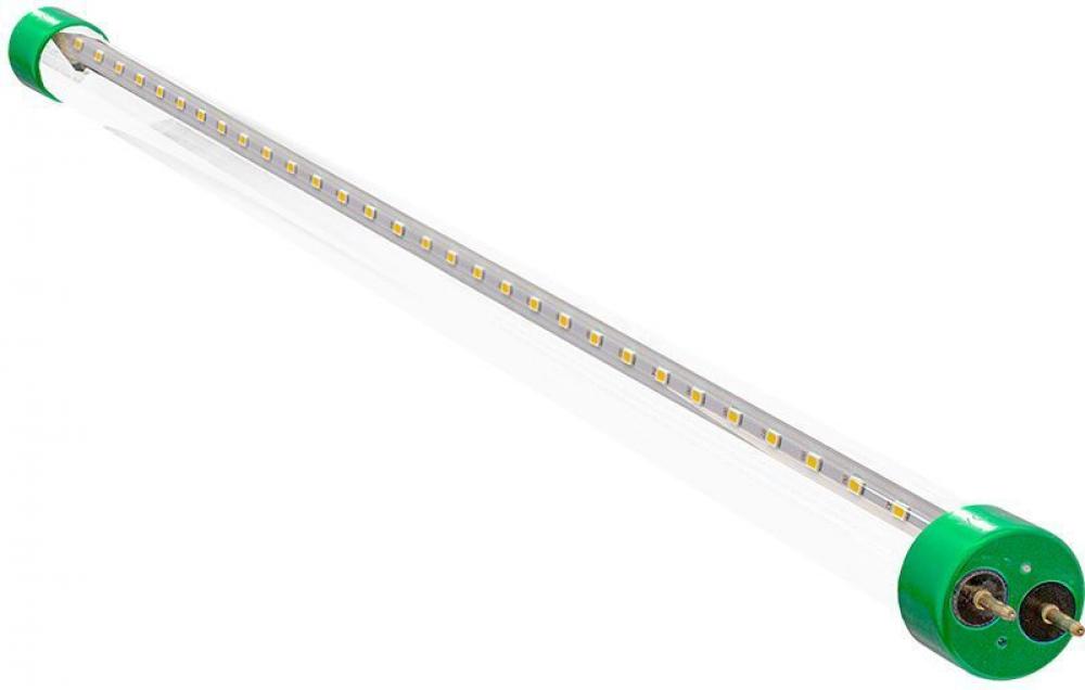 LED T8 2FT , 10W , 1200 LM , 3000K , CLEAR GLASS , TYPE A+B , UL LISTED , NON DLC , NON DIMMABLE (12 pack)