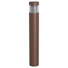 Westgate MFG C1 BOL-42-R-L-C-MCTP-BR - BOLLARD 42in ROUND FLAT TOP CONE REFL. CLEAR LENS ADJ. 12-22W 30/40/50K, BRONZE