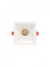 Westgate MFG C1 LRD-10W-30K-WTM1-WH - LED RECESSED LIGHT WITH 1 SLOT WHITE TRIM