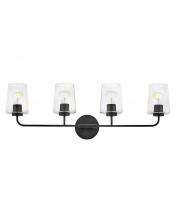 Lark 853454BK-CL - Large Four Light Vanity