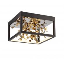 Lib & Co. US 10109-02 - Terlizzi, Square LED Ceiling Mount, Matte Black