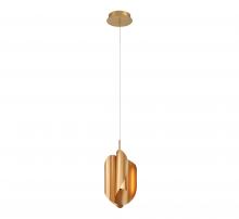Lib & Co. US 10117-04 - Portofino, 1 Light LED Pendant, Satin Gold