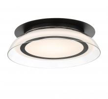 Lib & Co. US 10156-02 - Pescara, Large LED Ceiling Mount, Matte Black