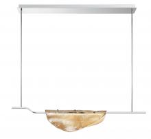 Lib & Co. US 12117-018 - Savona, 1 Light Linear LED Chandelier, Amber