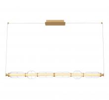 Lib & Co. US 12189-030 - Milazzo, Large Linear Chandelier, Antique Brass