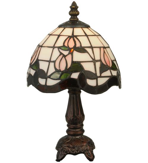 12" High Roseborder Mini Lamp