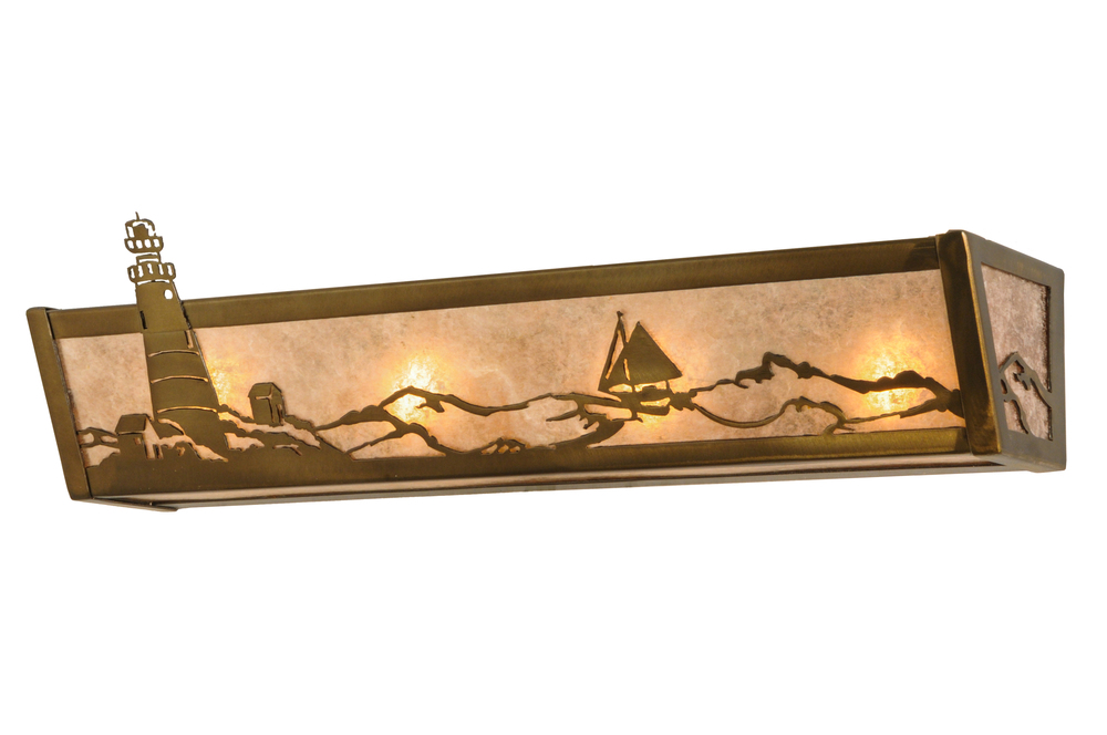 24"W Lighthouse Vanity Light