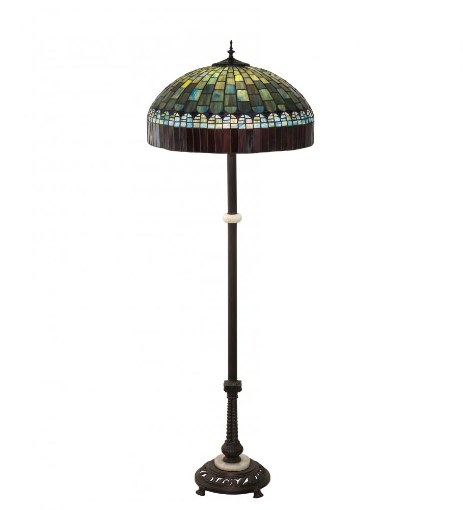 62" High Tiffany Candice Floor Lamp