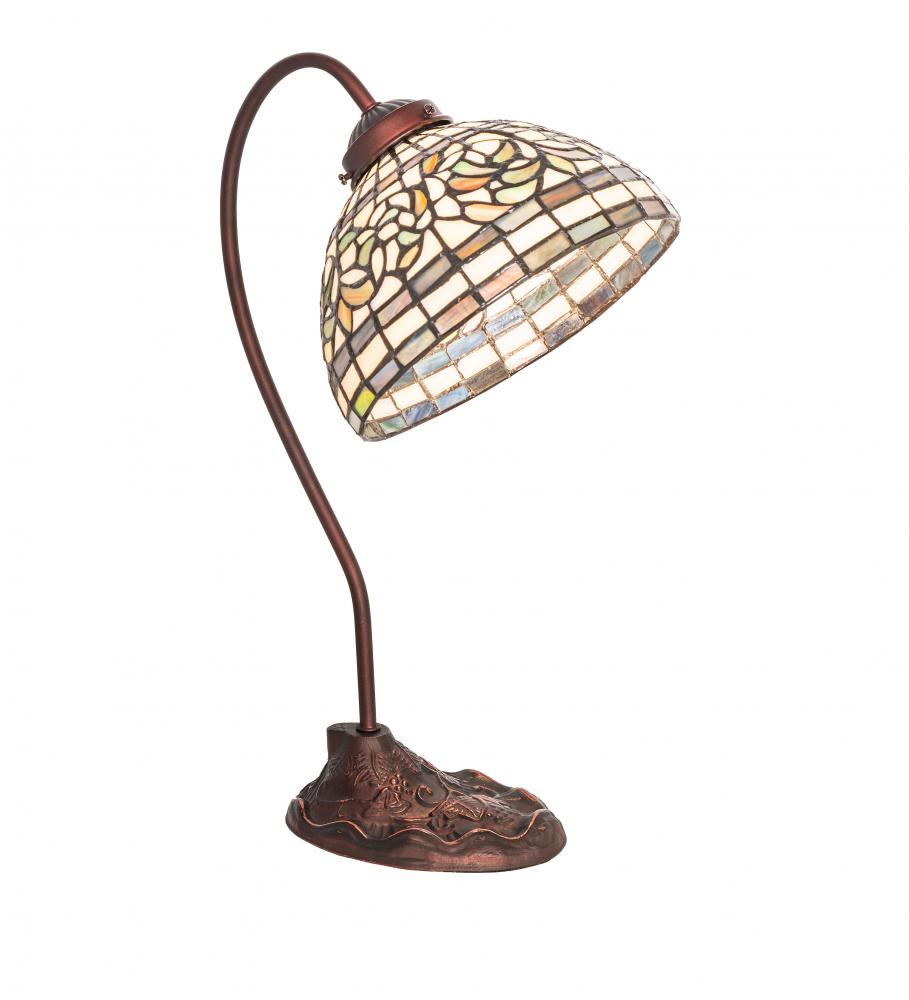 18" High Tiffany Turning Leaf Desk Lamp