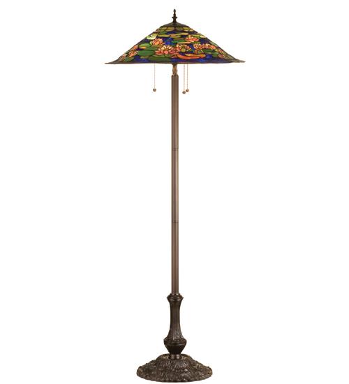 64"H Tiffany Pond Lily Floor Lamp