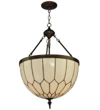 Meyda Blue 128612 - 18.25"Wide Vincent Honeycomb Inverted Pendant