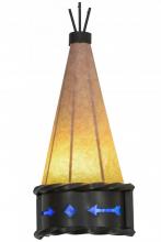 Meyda Blue 149956 - 8" Wide Teepee Regalia Wall Sconce