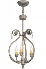 Meyda Blue 151743 - 12"W Antonia 3 LT Chandelier