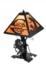 Meyda Blue 194148 - 12.5" Wide Personalized Headless Horseman Table Lamp