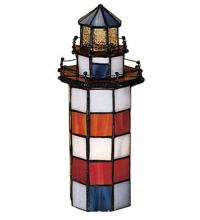 Meyda Blue 20538 - 10"H The Lighthouse on Hilton Head Accent Lamp