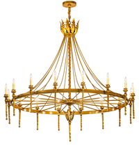 Meyda Blue 211951 - 56" Wide Amaury 16 Light Chandelier