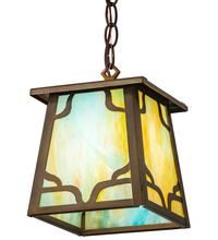 Meyda Blue 213931 - 7" Square Kirkpatrick Pendant